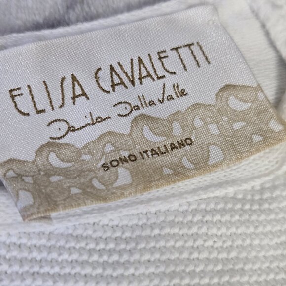 Elisa Cavaletti by Daniela Dallavalle Textured Embellished Tunic White XS - Picture 10 of 15